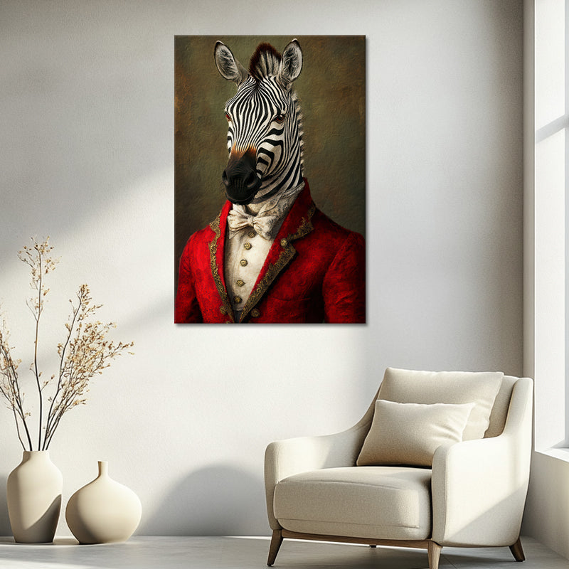 Anthropomorphes Zebra