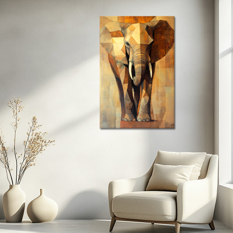 Olifant in kubisme II
