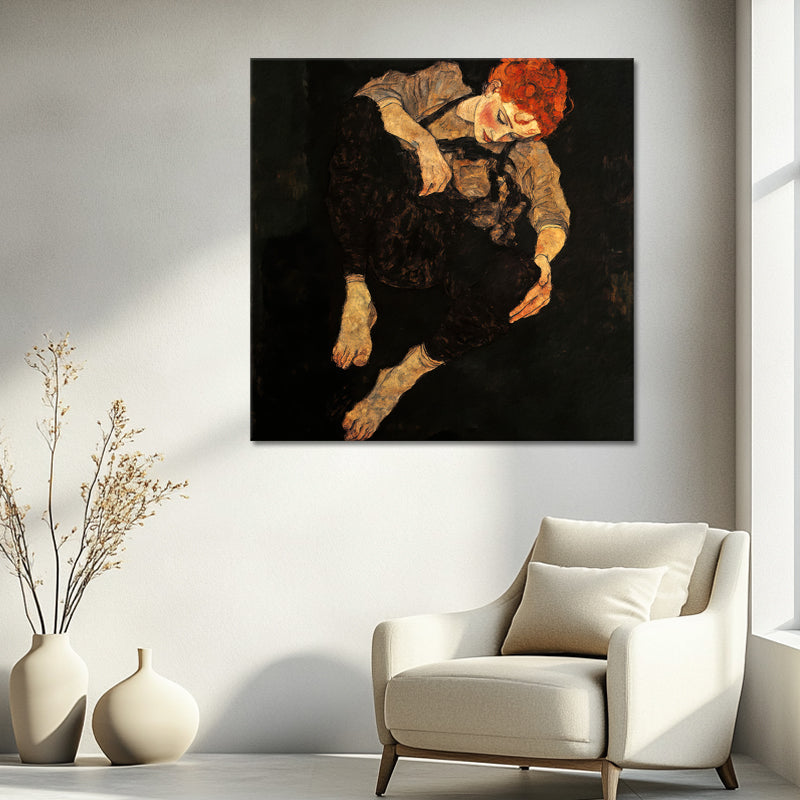 Eingeschlossener Körper - Egon Schiele (Inspiration)