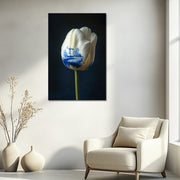 Eine Tulpe im Delfter Stil