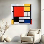 de 7 Kleurcontrasten - Piet Mondriaan