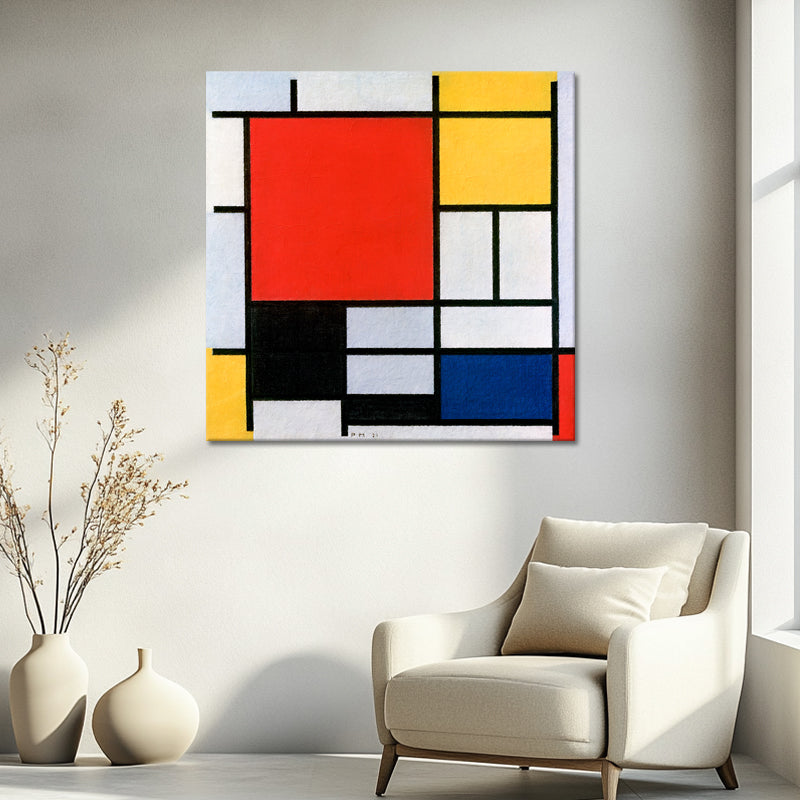 de 7 Kleurcontrasten - Piet Mondriaan