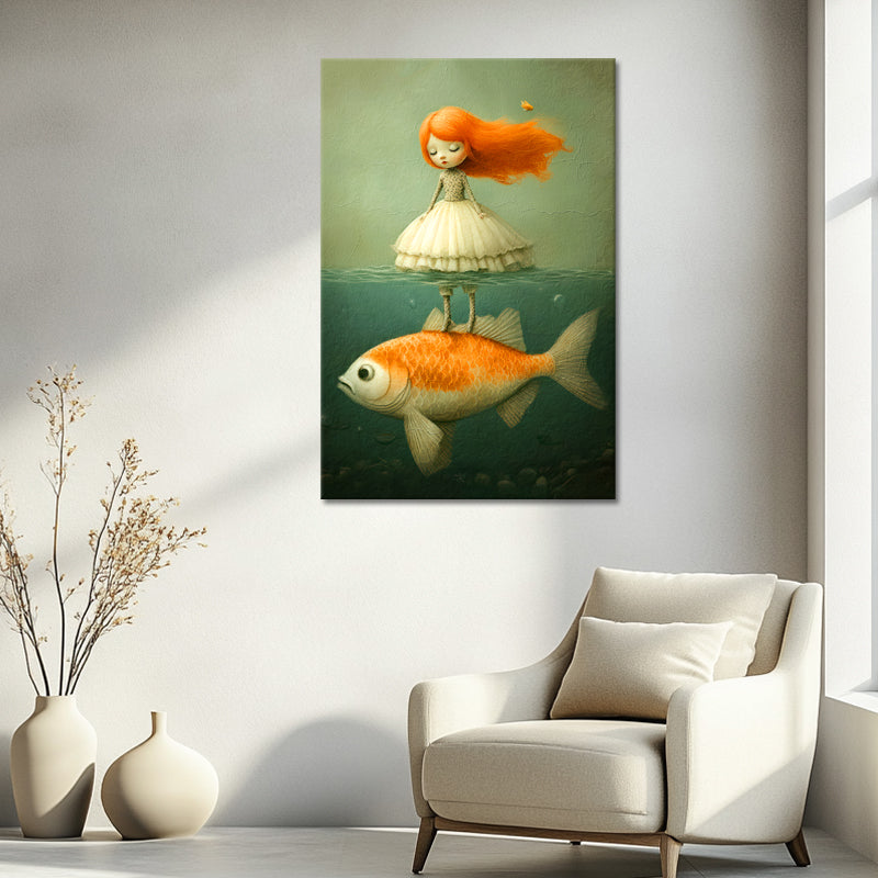 Mädchen mit Goldfisch III
