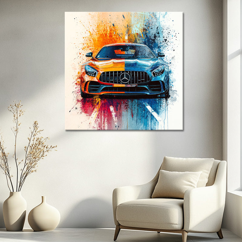 Mercedes-AMG GT schilderij