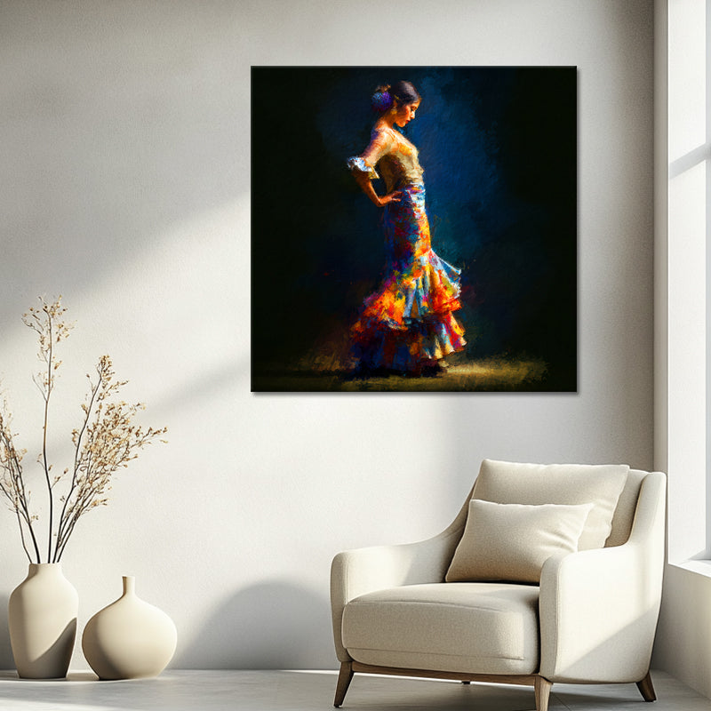 Porträt Spanischer Flamenco