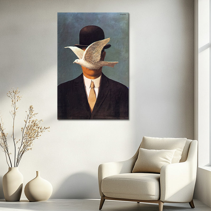 Mann mit Melone - René Magritte