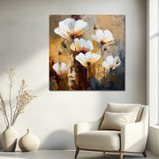 Schilderij Witte Bloemen
