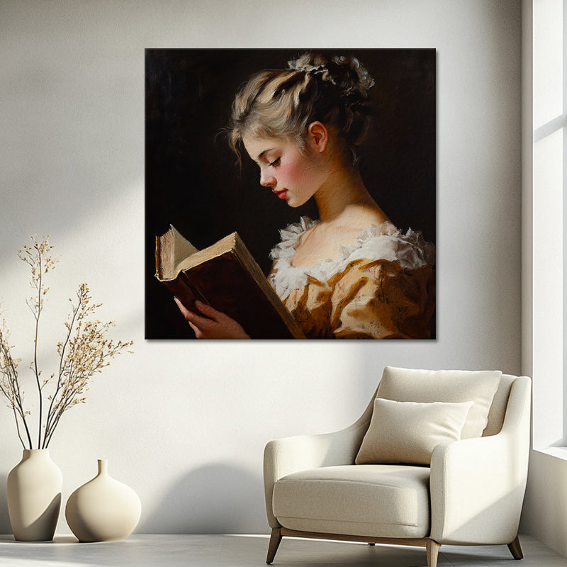 Mädchen, das ein Buch liest I