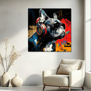 Dog graffit art