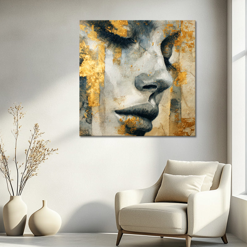 Elegante Vrouw Goud