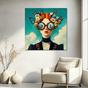 Vrouw met vlinders Art II