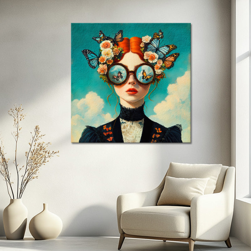 Vrouw met vlinders Art II