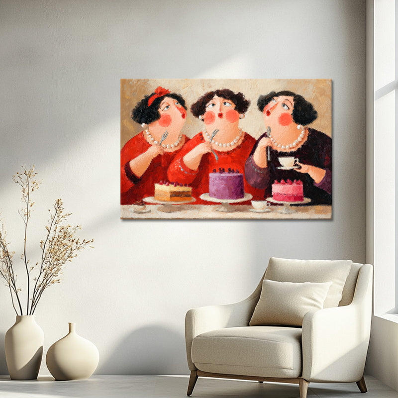 Drie Vrouwen - Dikke Dames Art