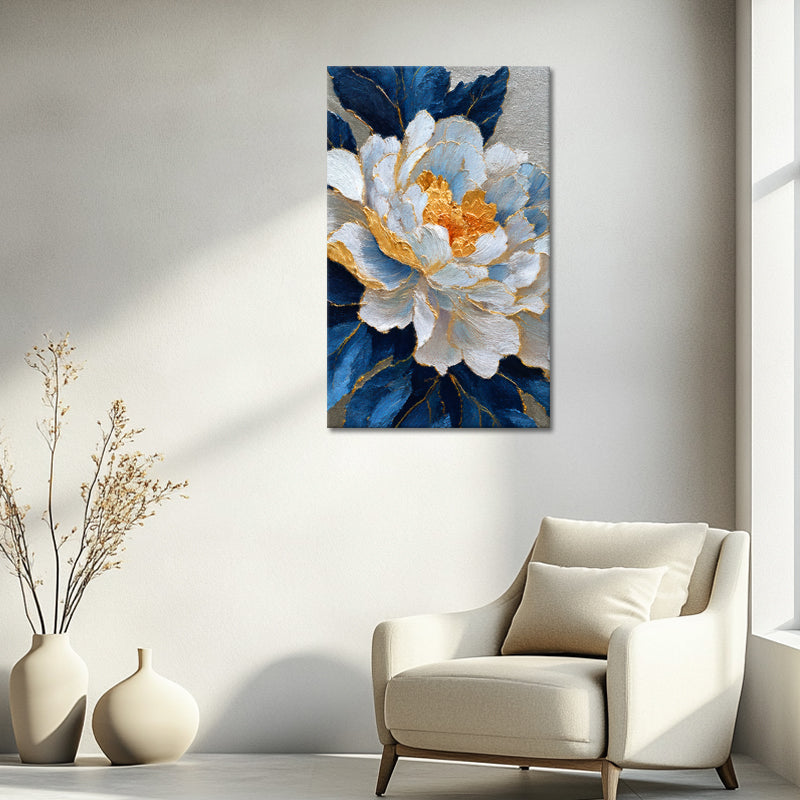 Expressieve Pioen Schilderij