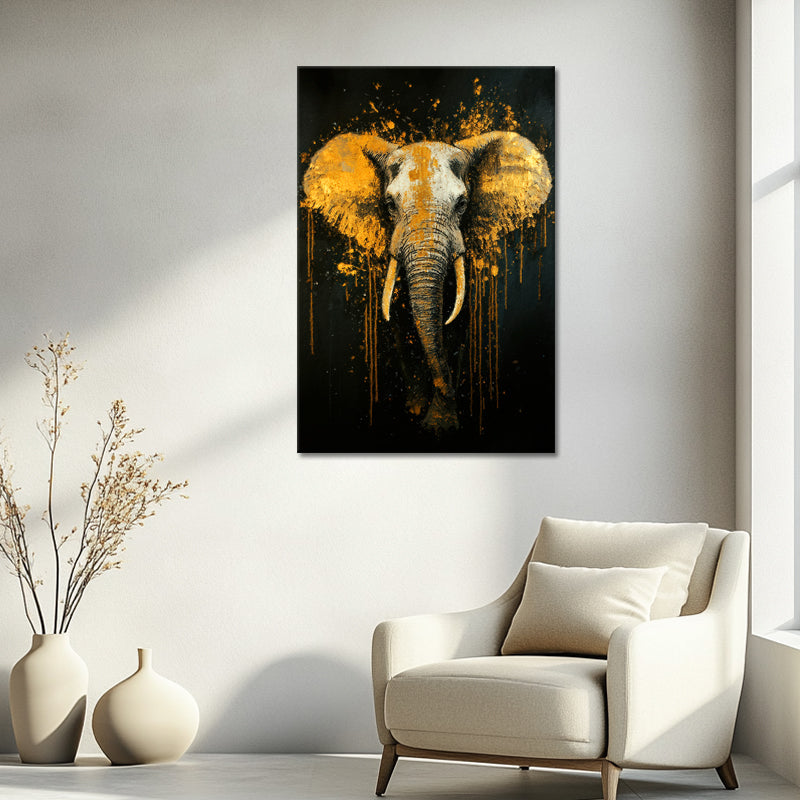 Olifant Abstract Kunstwerk