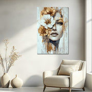 Goldene Blumenfrau