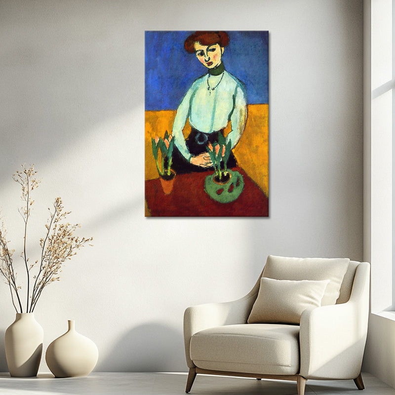 Junge Frau mit Tulpen – Henri Matisse