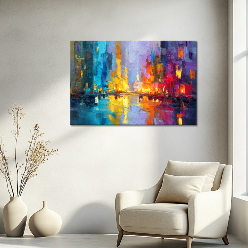 Abstracte Stad Kunst