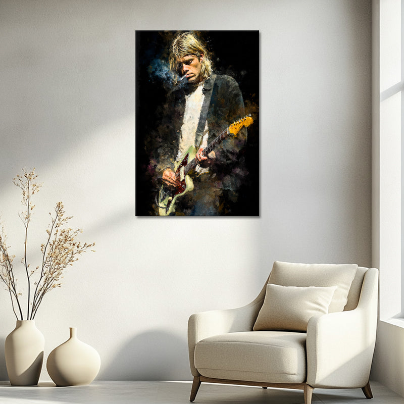 Portret Kurt Cobain
