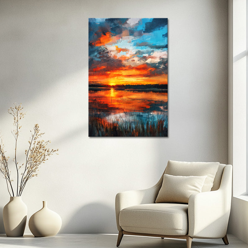 Sonnenuntergang in der Natur II