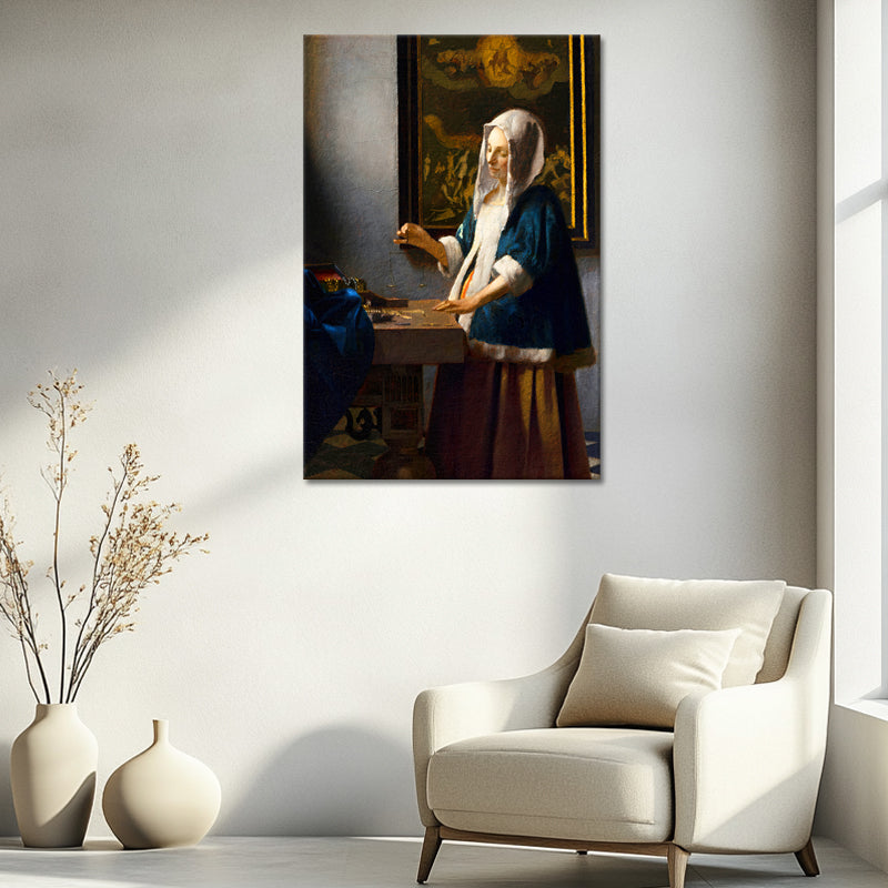 Vrouw met weegschaal - Johannes Vermeer
