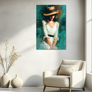 Vrouw met hoed – Modern
