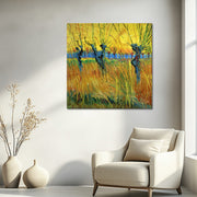 Kopfweiden bei Sonnenuntergang - Van Gogh