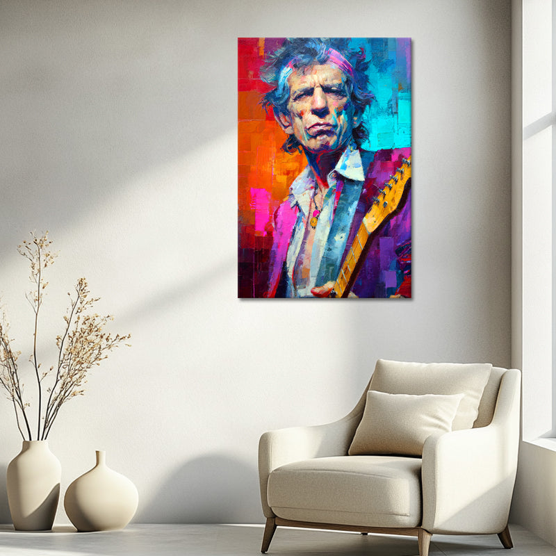 Schilderij Keith Richard