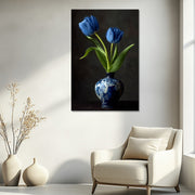 Twee Blauwe Tulpen