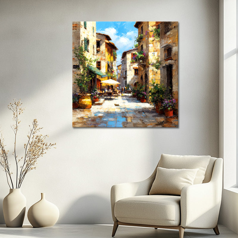 Warme italienische Gasse