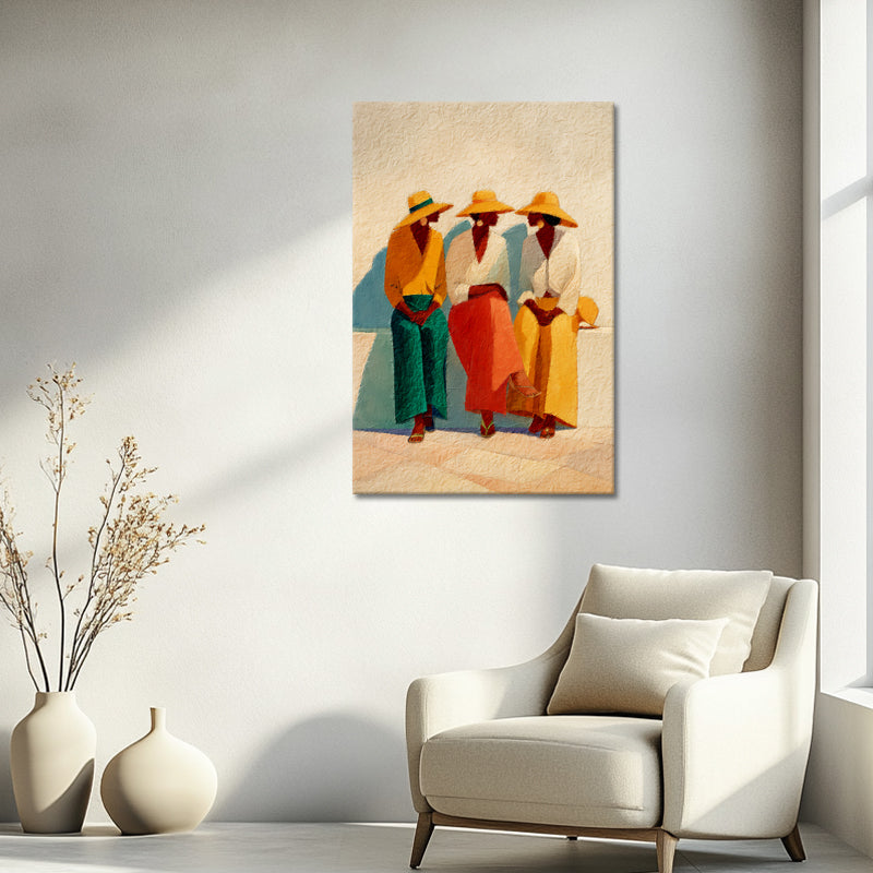 Drie Zittende Vrouwen I