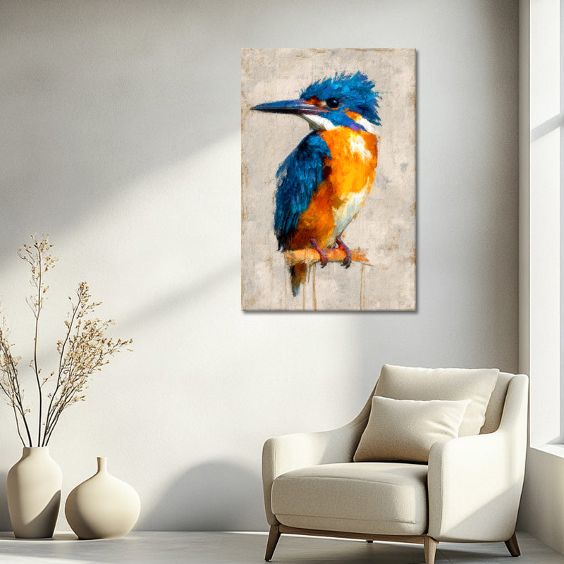 Eisvogel-Gemälde Kunst