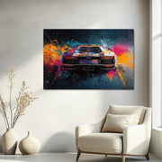 Lamborghini Aventador schilderij