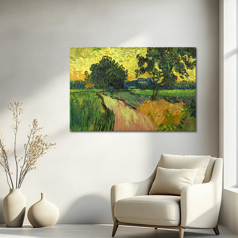 Landschap bij schemering - Van Gogh