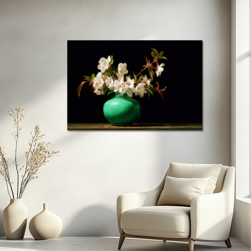 Apfelblüten in einer Vase
