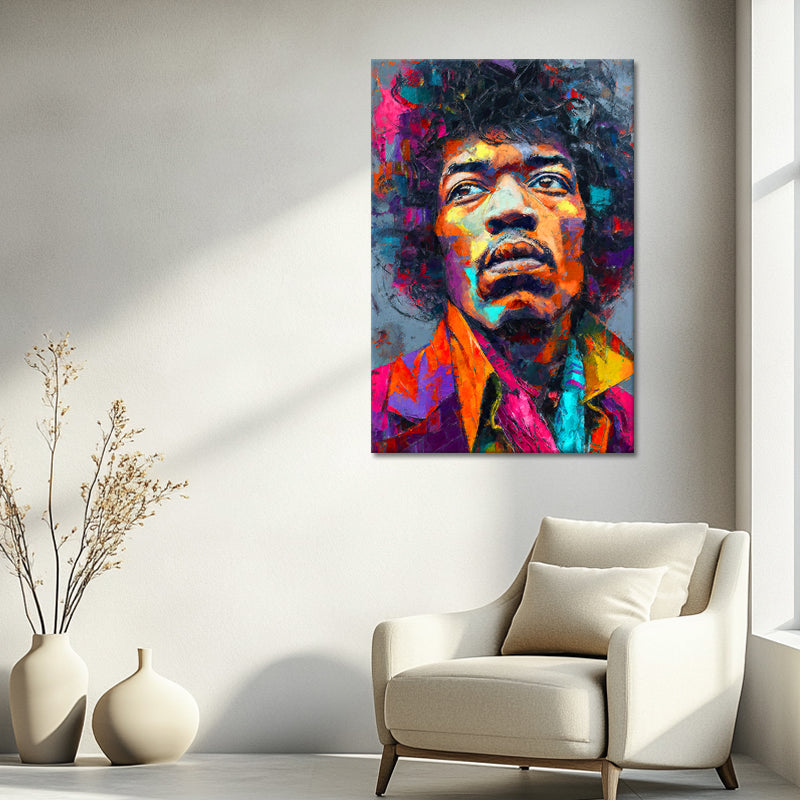 Muziek icoon Jimi Hendrix
