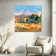 Montagne Sainte Victoire Paysage - Pierre-Auguste Renoir