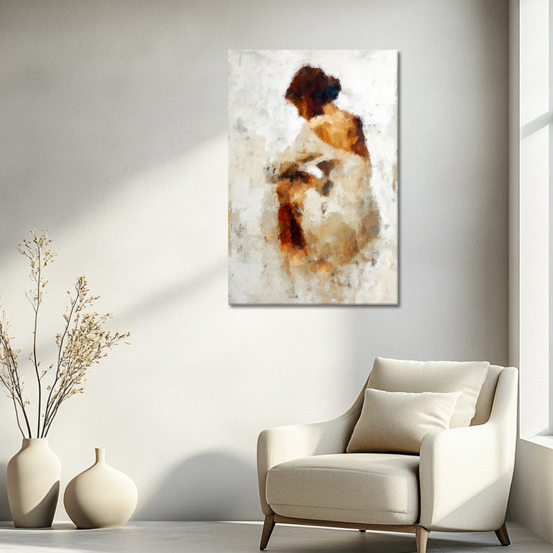Sitzende Frau von hinten I