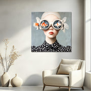 Vrouw Portret met Vissen
