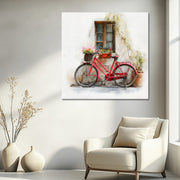 Fiets Met Bloemen Art II
