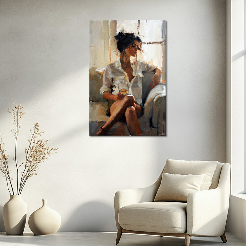 Vrouw op de Sofa