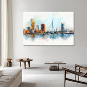 Erasmusbrücke Rotterdam Kunst