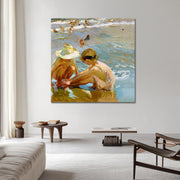 Der verletzte Fuß - Joaquín Sorolla