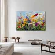 Veld vol bloemen art