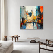 Kunstwerk Stadtansicht Maastricht