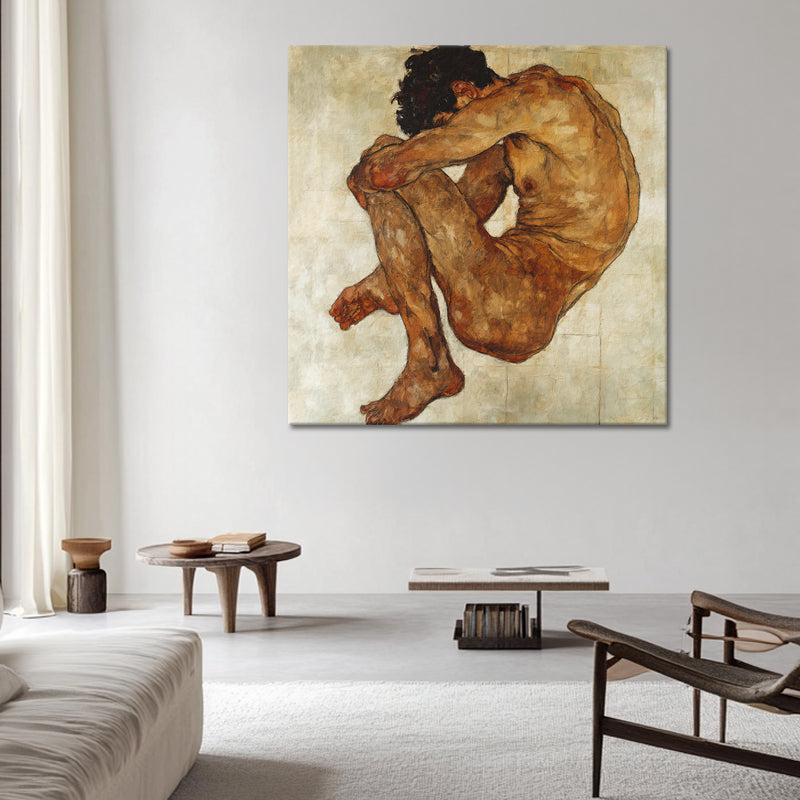 Einsamkeit II - Egon Schiele (Inspiration)