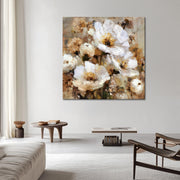 Abstrakte Weiße Blumen II