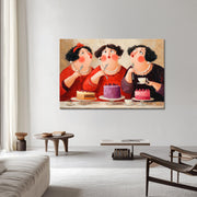 Drie Vrouwen - Dikke Dames Art