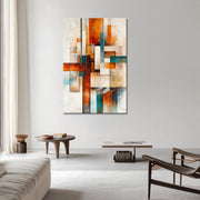Schilderij Abstracte lijnen