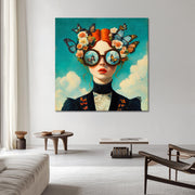 Vrouw met vlinders Art II